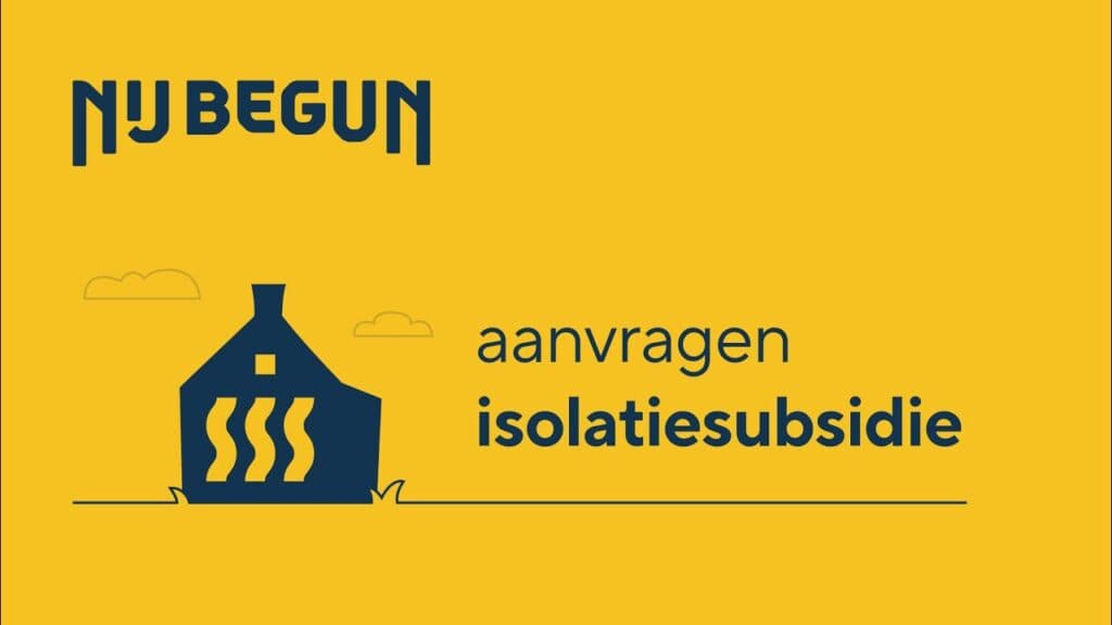 Campagnebeeld van de subsidieregeling Nij Begun.